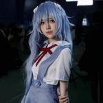 Ice Blue Mermaid Wig with Hairpin for Cosplay