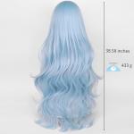 Ice Blue Mermaid Wig with Hairpin for Cosplay