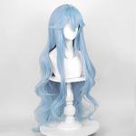 Ice Blue Mermaid Wig with Hairpin for Cosplay