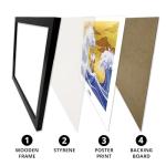 Demon Slayer Group Framed Poster - 12"x16