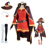 KonoSuba Megumin Cosplay Wig and Costume Set