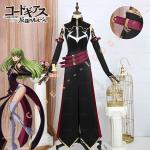 Code Geass C.C. Black Dress Cosplay Costume