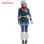 Akari Cosplay Costume Top, Skirt, and Scarf Set