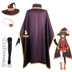 KonoSuba Megumin Cosplay Wig and Costume Set