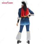 Akari Cosplay Costume Top, Skirt, and Scarf Set