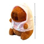 Capybara Plush Toy Hoodie with Wings