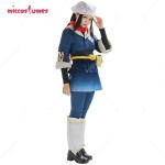 Akari Cosplay Costume Top, Skirt, and Scarf Set