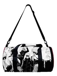 Gojo BW Anime Gym Duffel Bag with Shoe Compartment