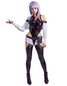 Women's Anime Punk Cosplay Costume in Black
