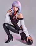 Women's Anime Punk Cosplay Costume in Black