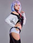 Women's Anime Punk Cosplay Costume in Black