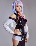 Women's Anime Punk Cosplay Costume in Black