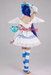 Angel Cosplay Costume Dress with Wings and Accessories