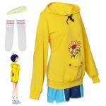 Ohto Ai Wonder Egg Cosplay Hoodie with Wig