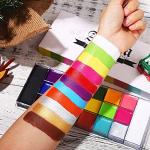 20 Color Body Paint Set with Brushes and Powder