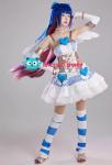 Angel Cosplay Costume Dress with Wings and Accessories