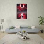 Berserk Guts Red Sun Wall Art Canvas Print