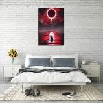 Berserk Guts Red Sun Wall Art Canvas Print