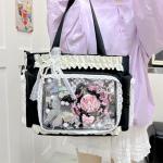 Kawaii Ita Bag with Clear Window and Ruffles
