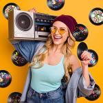 Qunclay 12 Pack Blank 7-Inch Vinyl Records