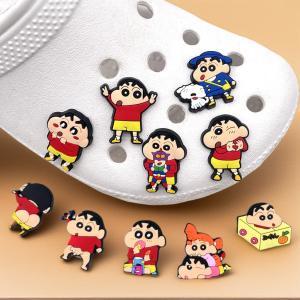 Crayon Shin-chan Sneaker Buckle Accessories - 10 Pack