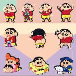 Crayon Shin-chan Sneaker Buckle Accessories - 10 Pack