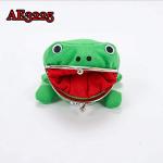 Cute Frog Coin Purse Plush Wallet Pouch