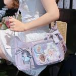 Cute Purple Y2K Ita Purse for Cosplay