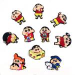 Crayon Shin-chan Sneaker Buckle Accessories - 10 Pack