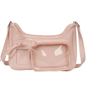 Kawaii Pink Cat Ita Bag for Daily Essentials