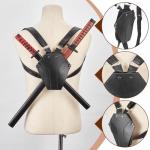 Adjustable Black Sword Holder for Cosplay & Anime