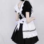 Cute Anime Maid Costume with Handgear and Apron