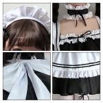 Cute Anime Maid Costume with Handgear and Apron
