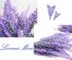 Purple Artificial Lavender Flower Bouquet - 8 pcs
