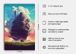 Howl's Moving Castle Art Print - Anime Poster