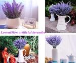 Purple Artificial Lavender Flower Bouquet - 8 pcs