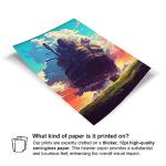 Howl's Moving Castle Art Print - Anime Poster