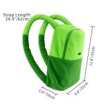 Green Unisex Cartoon Character Cosplay Backpack