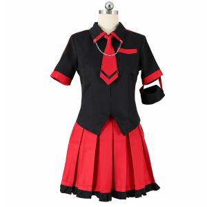 Kisaragi Saya Anime Cosplay Costume Set