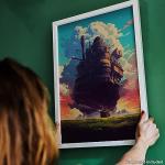 Howl's Moving Castle Art Print - Anime Poster