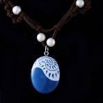 Moana Inspired Braided Leather Necklace for Cosplay