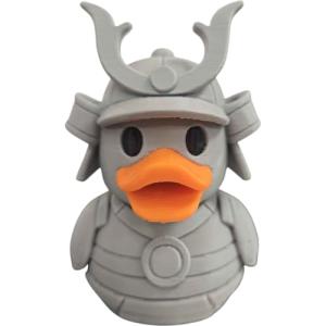 Samurai Duck Figurine – Quirky Japanese Armor Decor