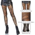 Leg Avenue Snake Print Fishnet Tights for Women
