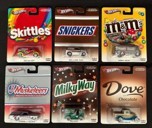 Hot Wheels 2013 Pop Culture Candy Set of 6