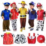 Kids Anime Dog Patrol Costume Set with Backpack