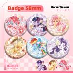 Pony Fantasy Brooch Pin - 58mm Anime Accessory