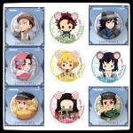 Cute Demon Slayer Pin Set: Zenitsu, Nezuko, Inosuke