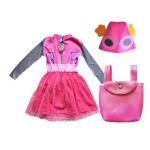 Kids Anime Dog Patrol Costume Set with Backpack