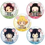 Cute Demon Slayer Pin Set: Zenitsu, Nezuko, Inosuke