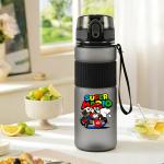 Cute Mario Water Bottle for Kids and Adults